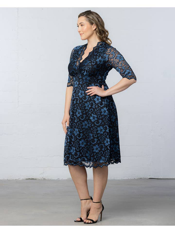Kiyonna - Wholesale Dress - Women's - Mon Cherie Lace Dress - Plus Size6