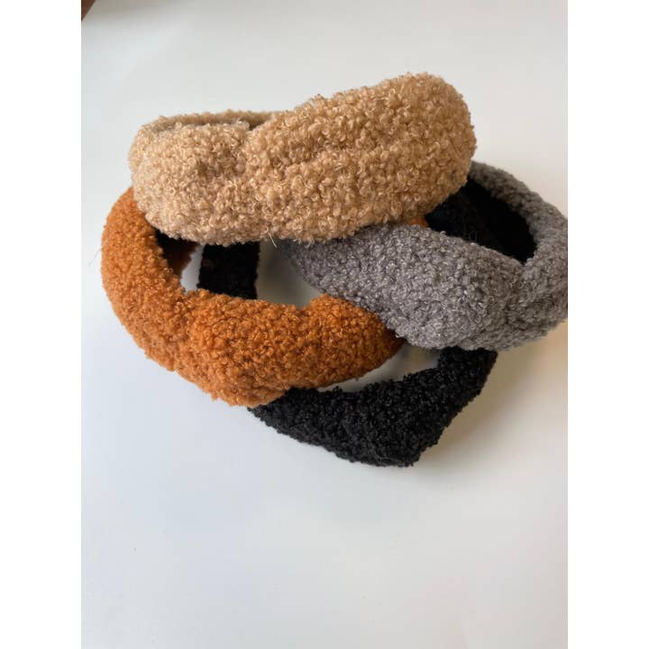 TEDDY HEADBAND - 4 COLORS for wholesale by ROCKY ROSA