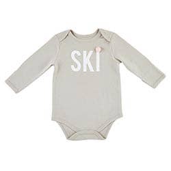 Stephan Baby by Creative Brands - Wholesale Bodysuit (Non-Footed) - Baby - Winter Wonderland LS Snapshirt-Ski1