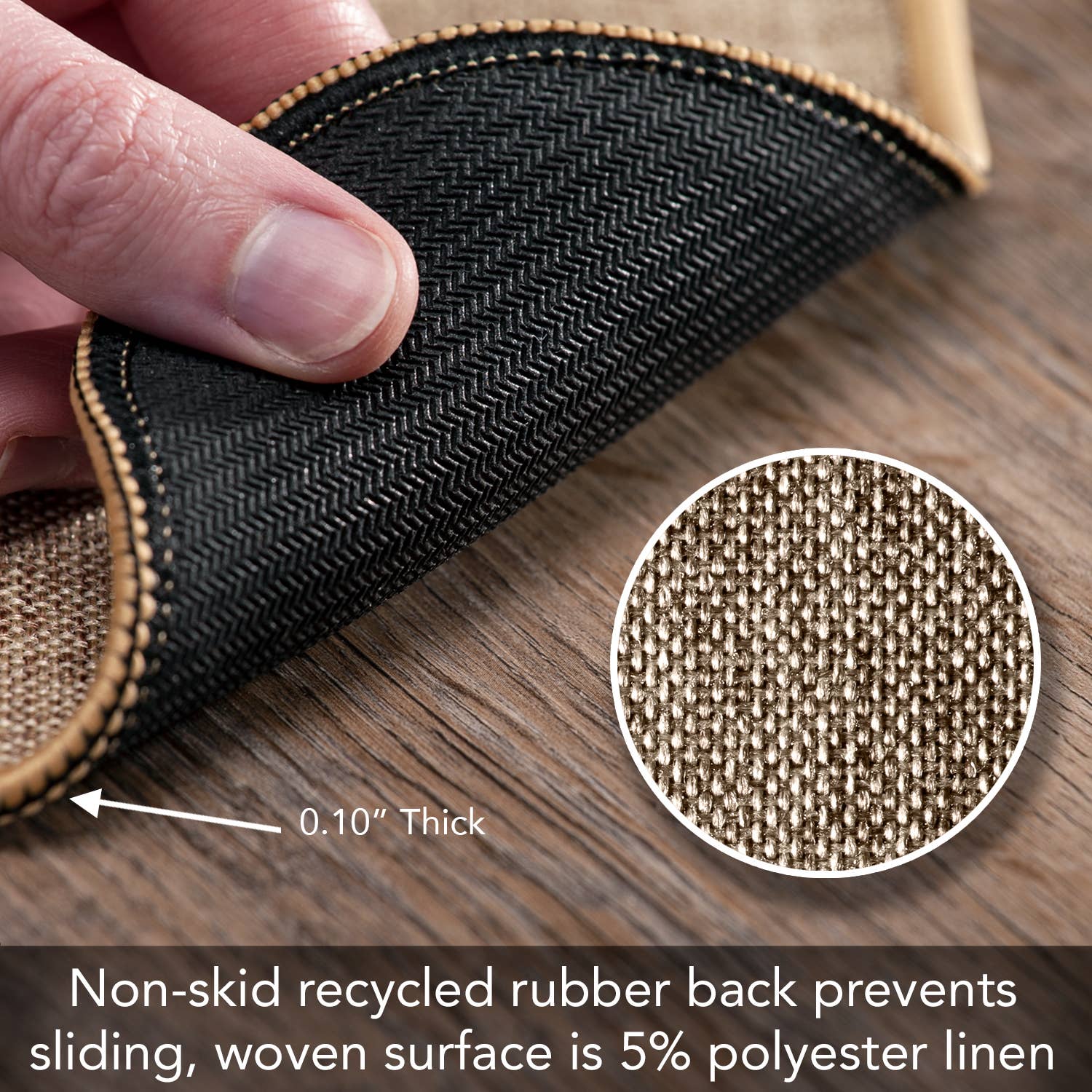 CounterArt/Highland Home/Thirstystone - Wholesale Floor Mat - "Botanical Blends" Natural Linen Look Floor Mat6