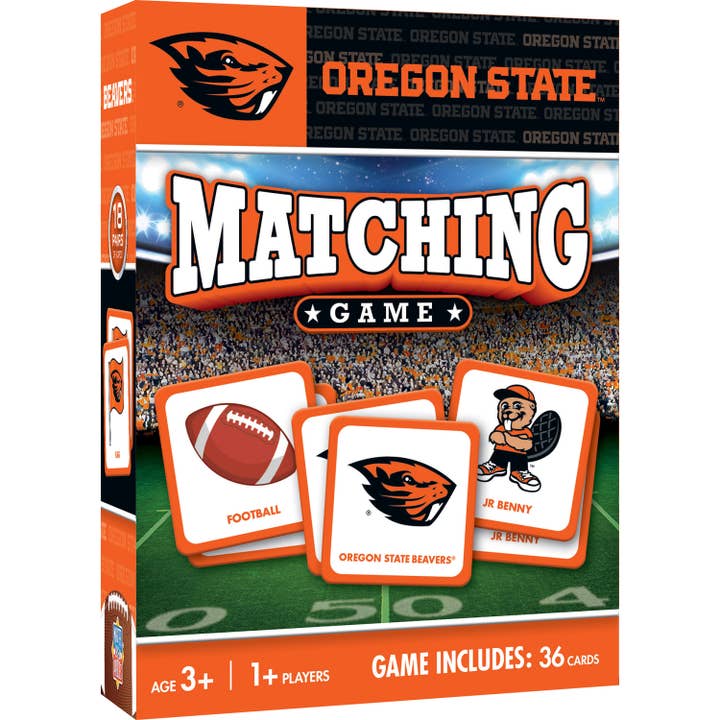 Oregon State Beavers Matching Game for wholesale by Masterpieces Puzzles