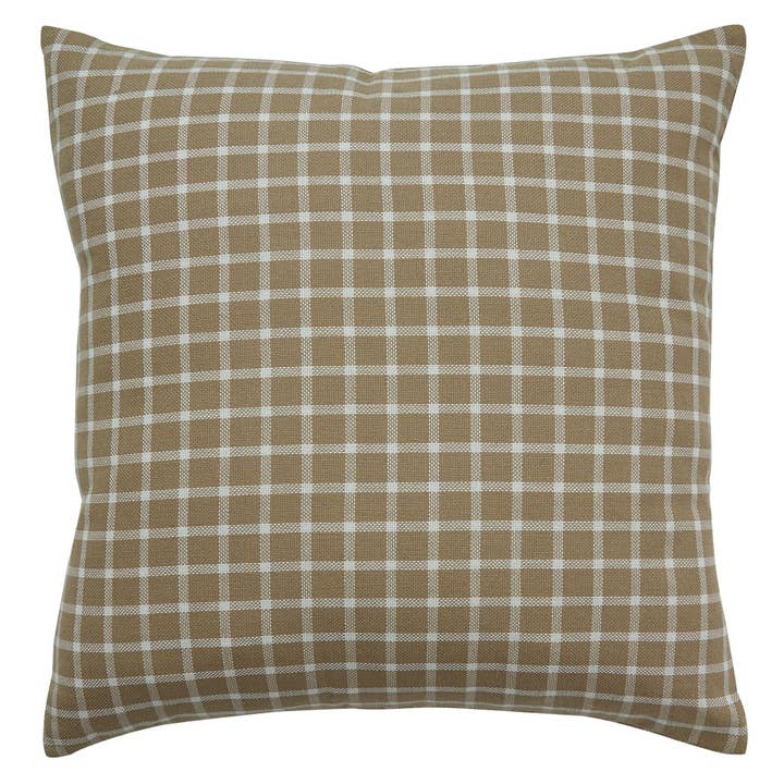 Stoneboro Check Pillow 20" Cream Cover for wholesale by Park Designs