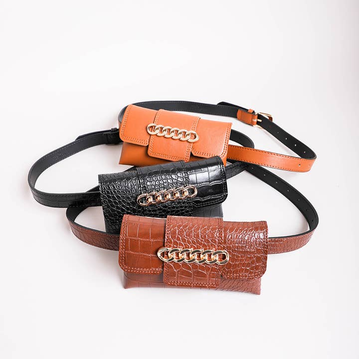 🐊 Chic Croc-Embossed Faux Leather Belt Bag and other Purchase Wholesale miglior automatico di crocchette. Free Returns & Net 60 Terms on Faire trending on Faire.