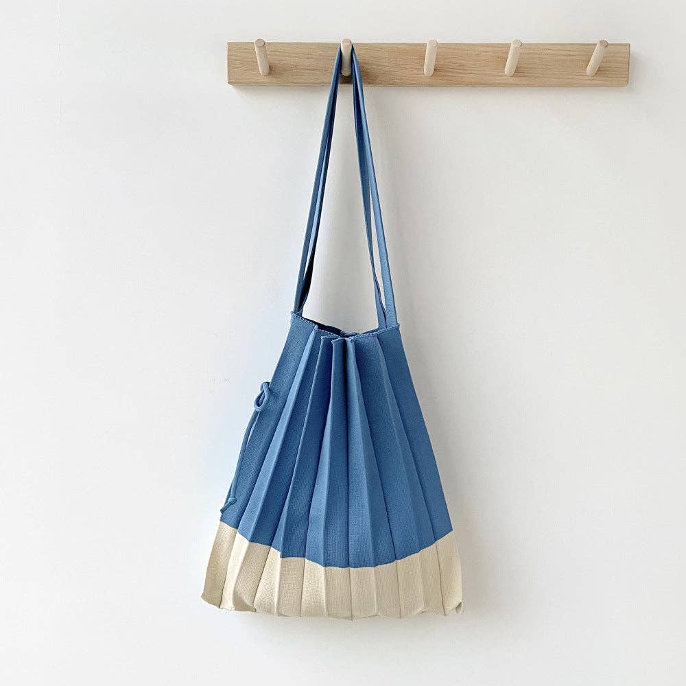 SueSilkHK – Engroshandel Tote bag - Dame – Ny single-skulder harmonika taske - Håndlavet farverig strikket tote til studerende og damer7