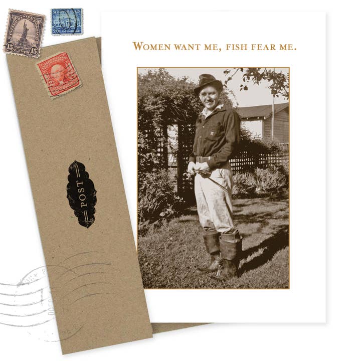 Shannon Martin Design - Vente Cartes d'anniversaire - Carte d'anniversaire Fish Fear Me2