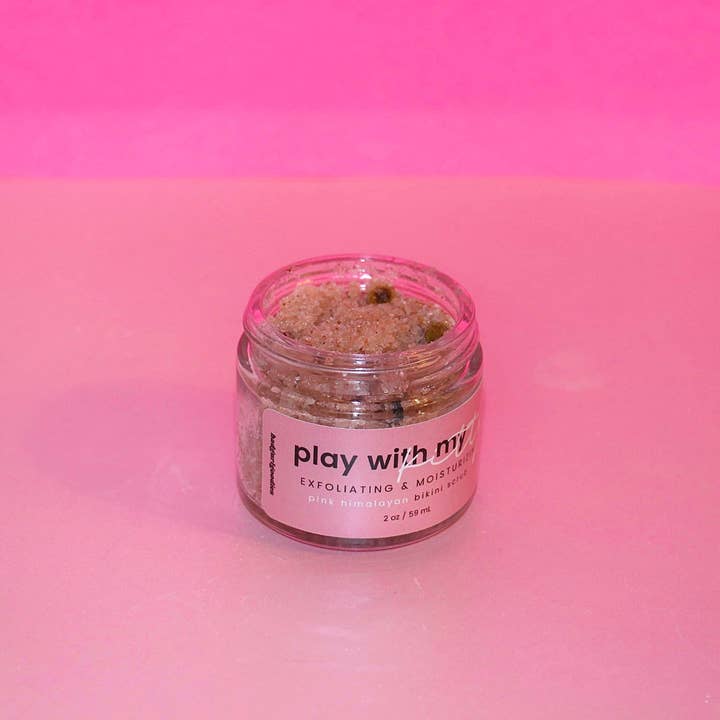 Badgurlgoodies - Wholesale Body scrub/exfoliant - Play With My Kitty Herbal Bikini & Thigh Body Scrub1
