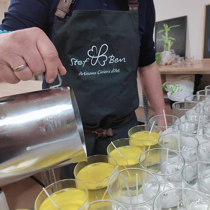 Stef & Ben | S&B Provence - Wholesale Jar/Filled Candle - Lavender of Provence scented candle, hand-poured2