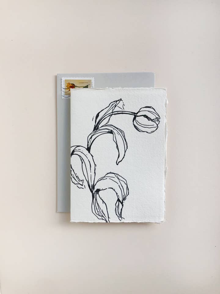 Handmade Floral Tulip G3 for wholesale by Tpel Paper & press