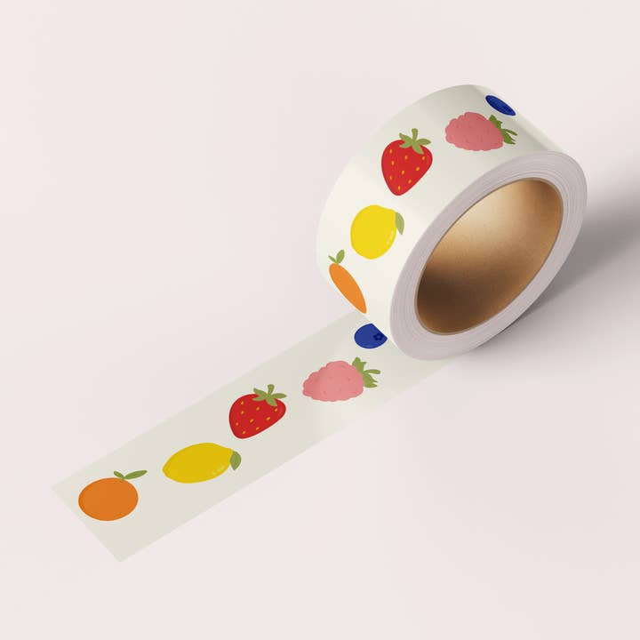 Fruit Salad Washi Tape for wholesale by Quinn's Pins