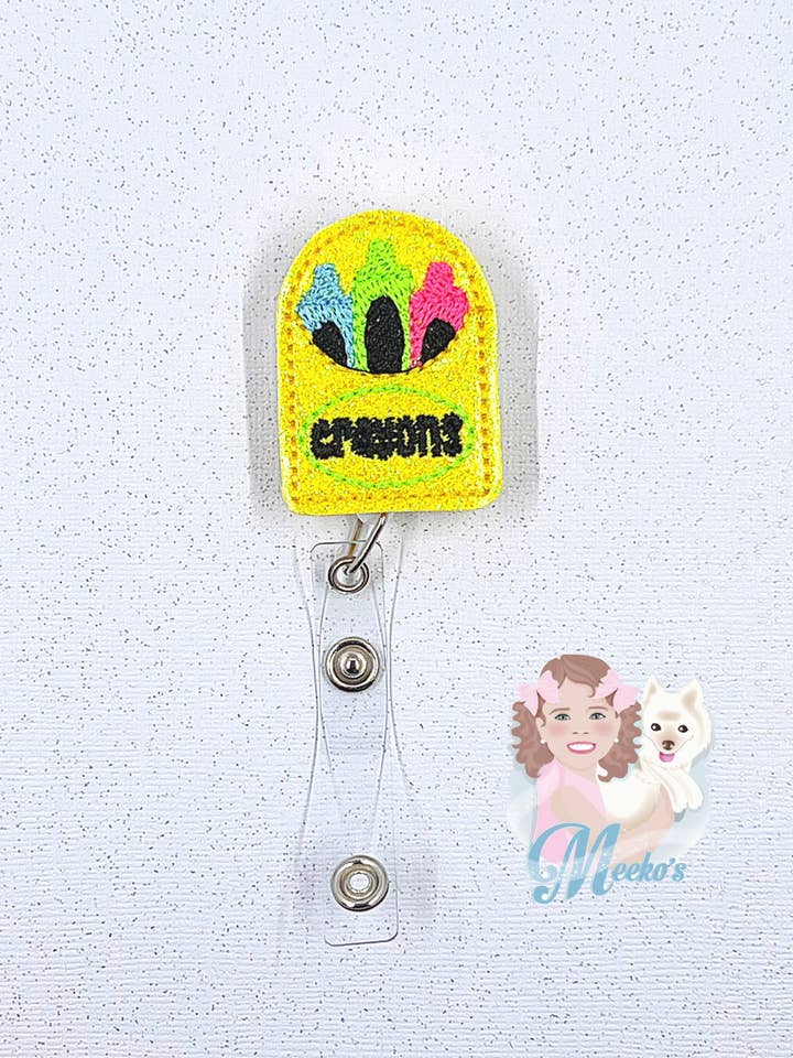 Porte-moulinet à clip pour la rentrée scolaire pour infirmières et enseignants de Crayon pour la vente par Meeko’s Must Haves