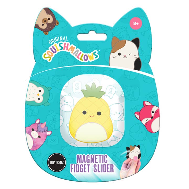 Top Trenz Inc - Wholesale Fidget Toy - Kids - Magnetic Fidget Sliders - Squishmallows Collection