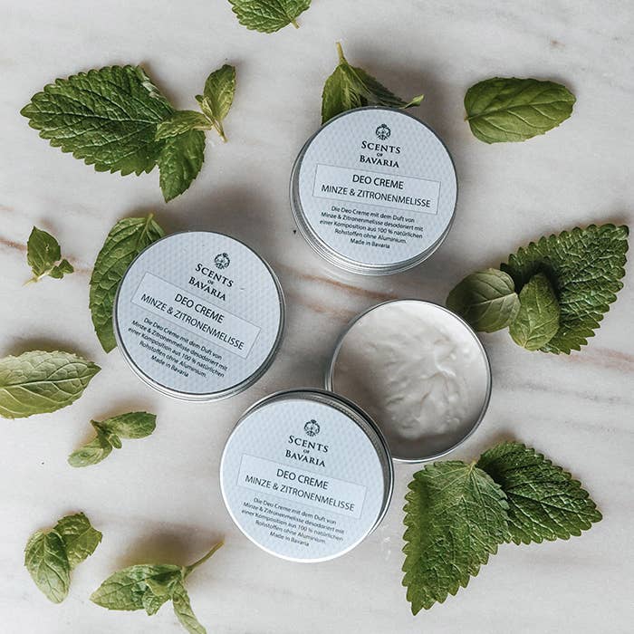 SCENTS of BAVARIA - Wholesale Deodorant - Unisex - Mint & Lemon Balm Deodorant - Natural Deodorant1