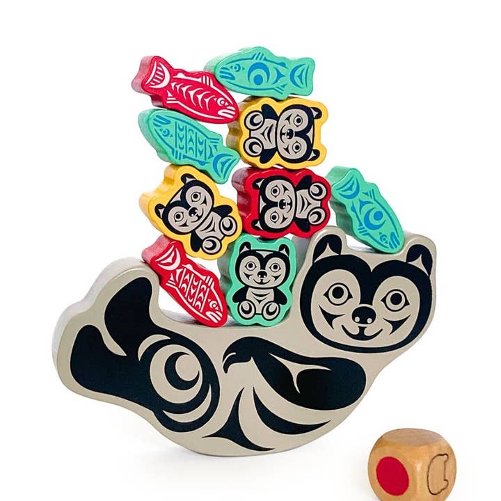 Jeu d'équilibre avec design indigène contemporain pour la vente par Made By Humans Designs