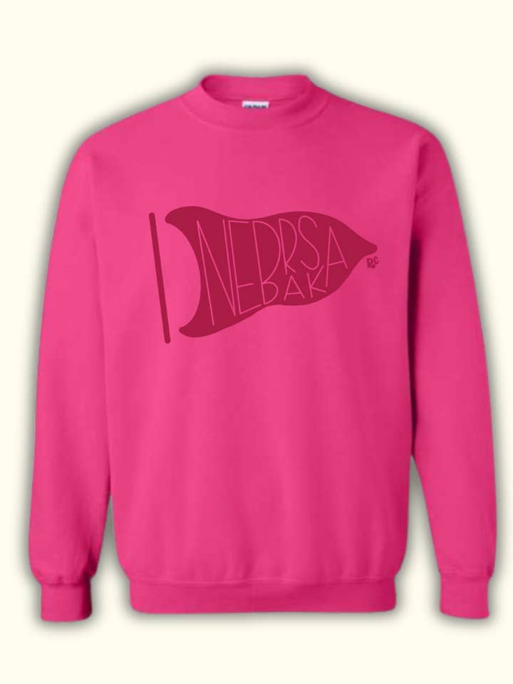 Nebraska Pendant Flag Berry Crew for wholesale by Raine Company