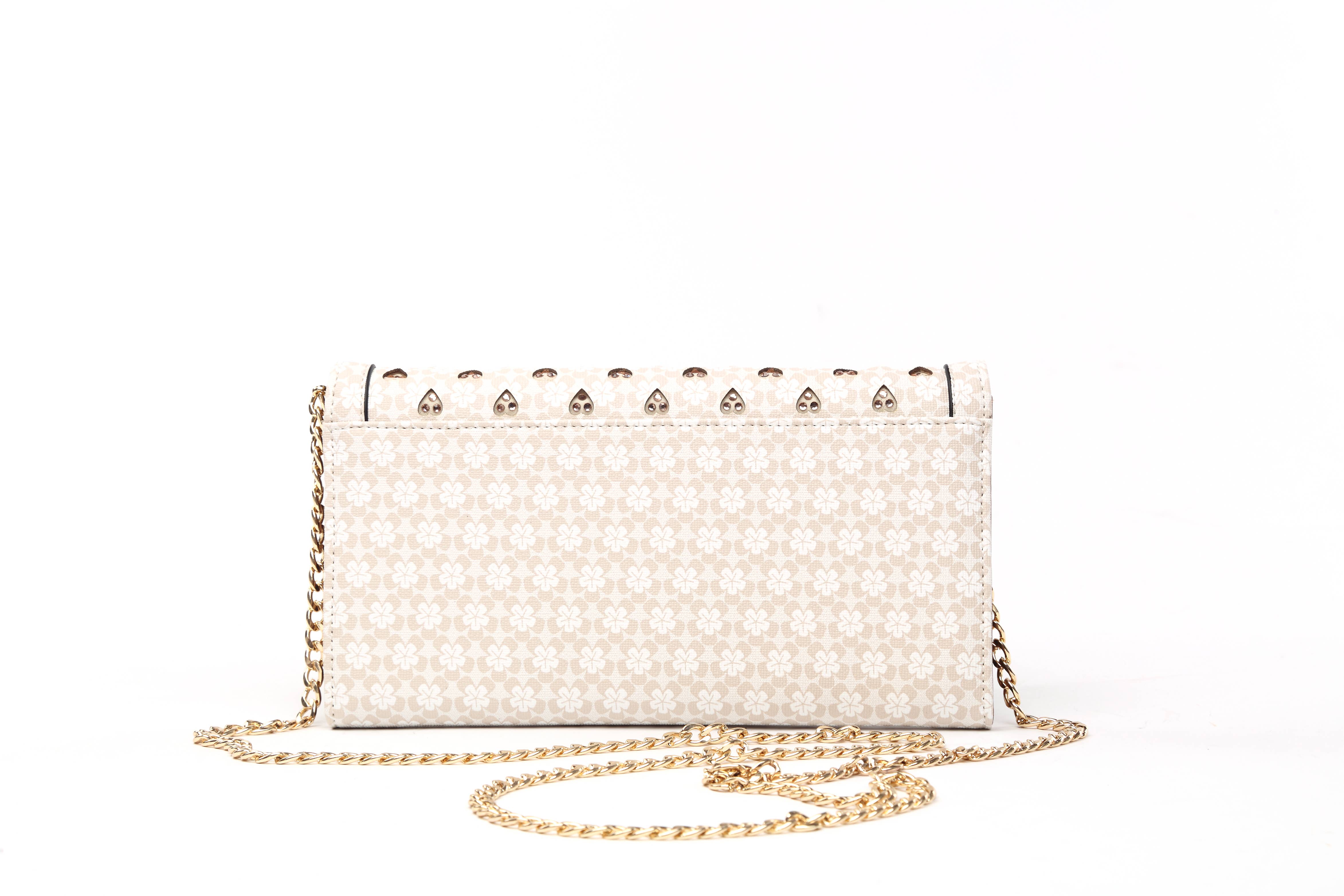 Brangio (Italy) Company Inc. - Wholesale Crossbodytas - Dames - Brangio Italië Rode Hartjes Versierde Avond Clutch Tas6