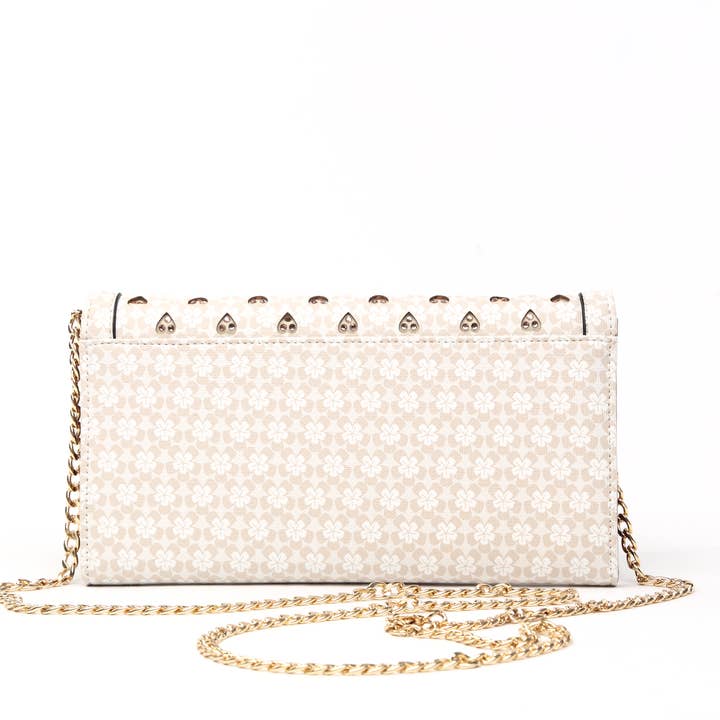 Brangio (Italy) Company Inc. - Wholesale Crossbody Bag - Women's - Brangio Italy Red Heart-Studded Evening Clutch Bag6