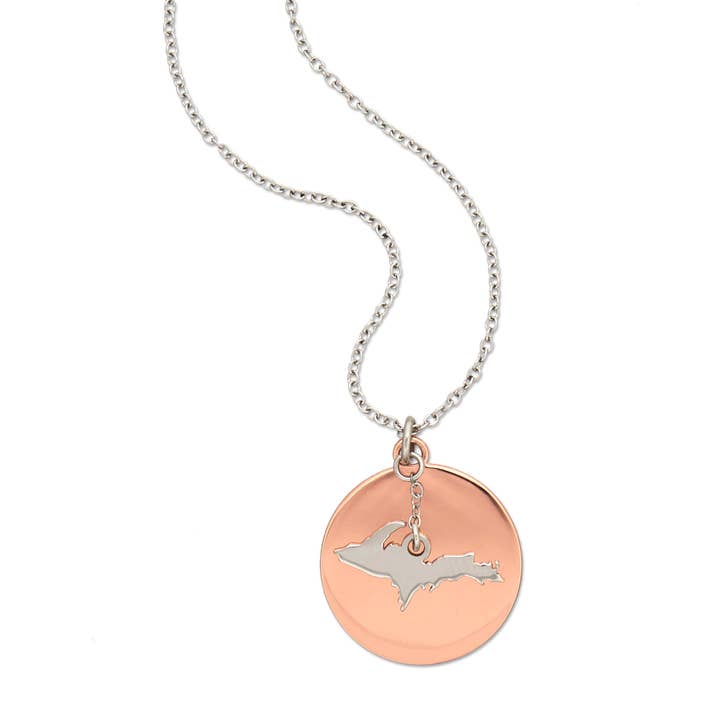Love Up North Michigan Necklace for wholesale by Stone Armory