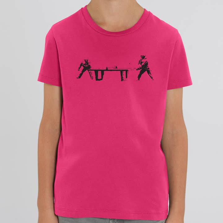 Camiseta de tenis de mesa para niños de la policía antidisturbios para venta al por mayor de Meeplings | Handmade in Berlin