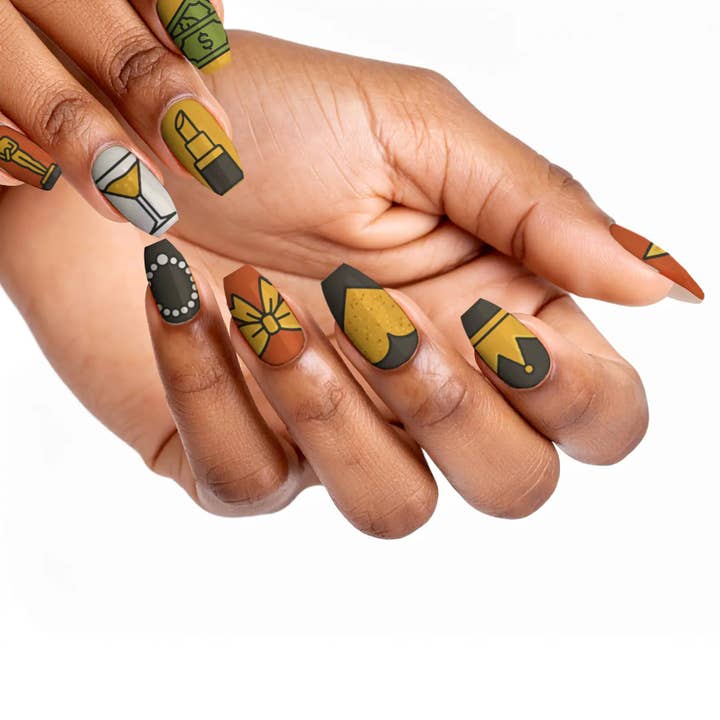 FYNE BODY - Wholesale Press-on/fake nails - Diamond Dazzler Glam Press-On Nails60