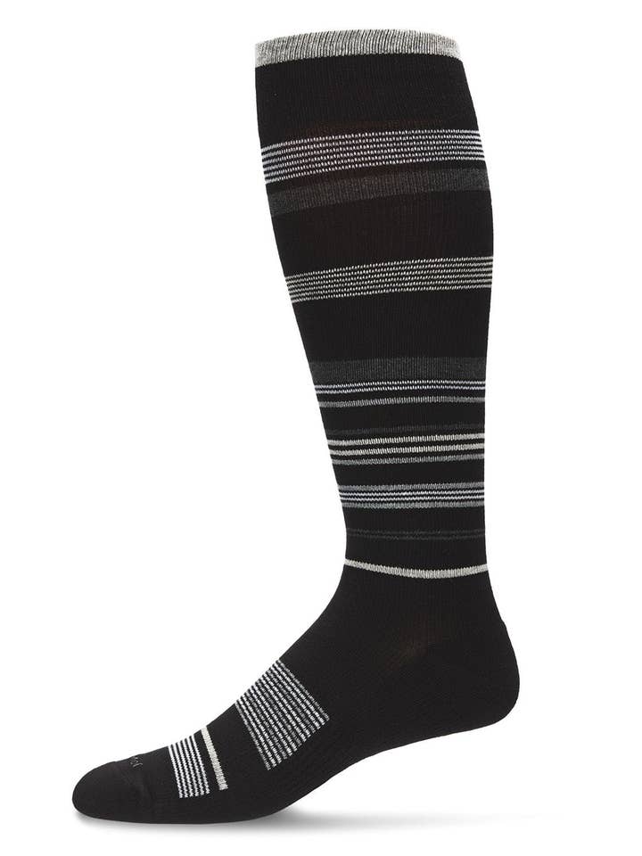 Multi Striped Cotton Compression Socks for wholesale by Infinity Classics International Inc.