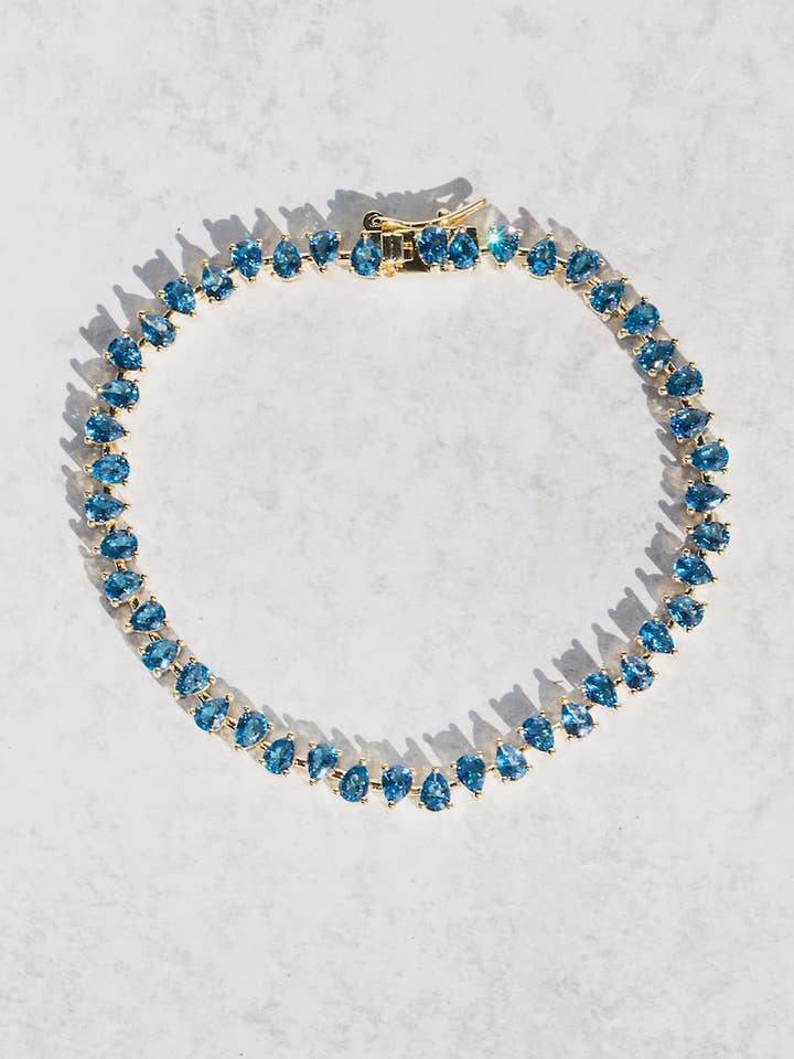DUCHESS BRACELET- LONDON BLUE for wholesale by Native Gem
