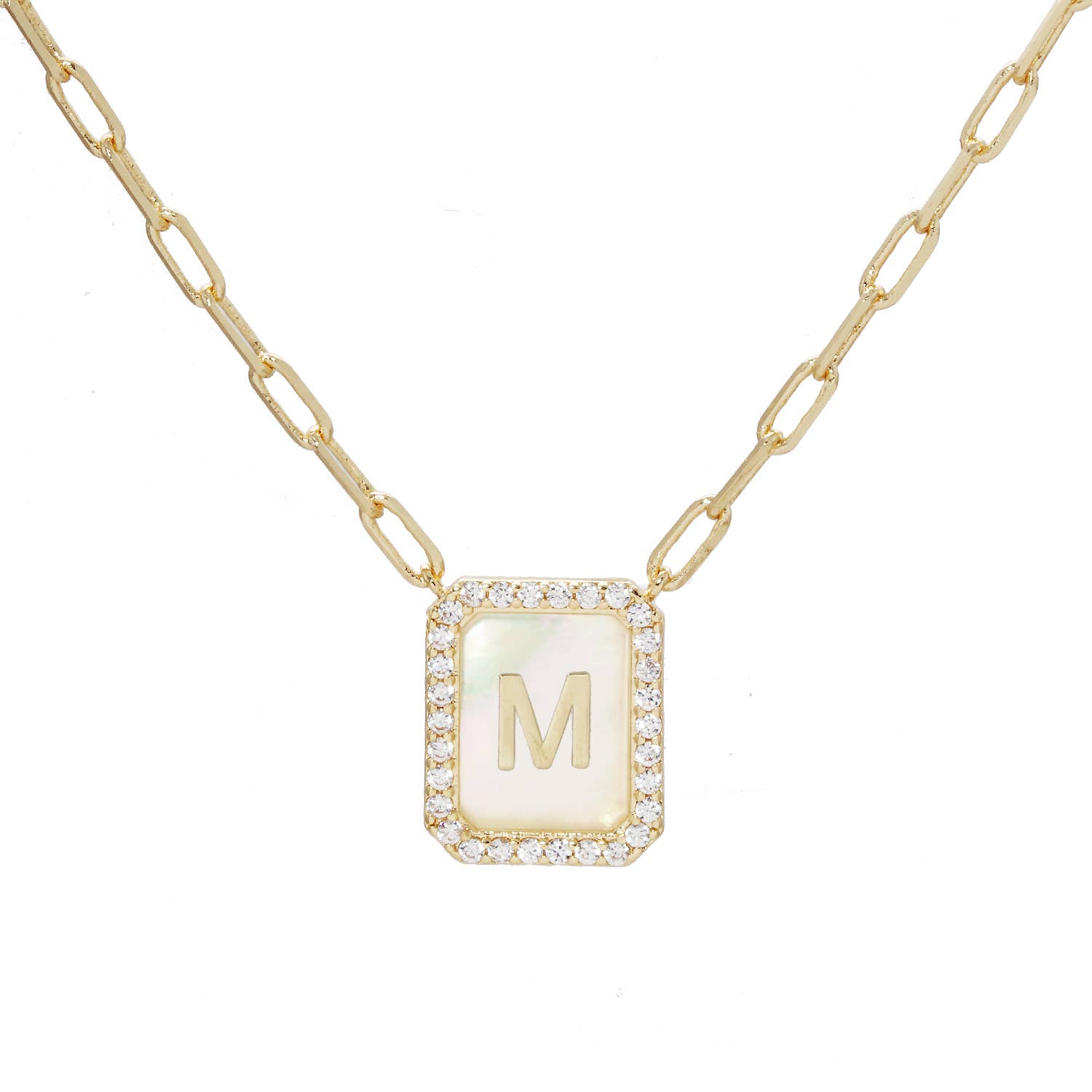 OHBOOBA DESIGN - Wholesale Pendant/Charm Necklace - Gold Plated Initial Necklace24