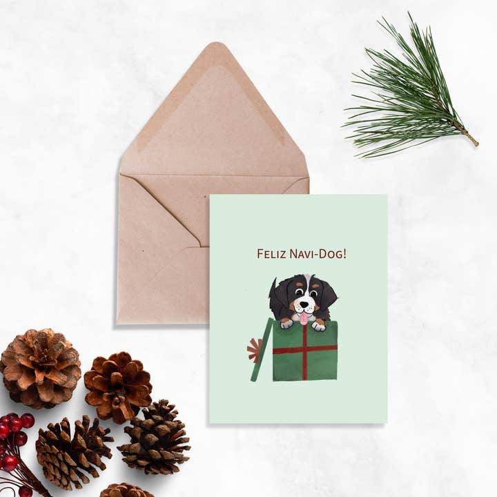 Holiday - Bernois Puppy pour la vente par Katie Stack Illustrates