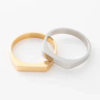 Anel quadrado por atacado de Sunbalm Jewelry