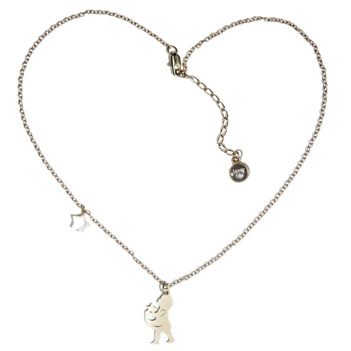 Halskettchen "Sterntaler" - versilbert für den Großhandel von lassy fair