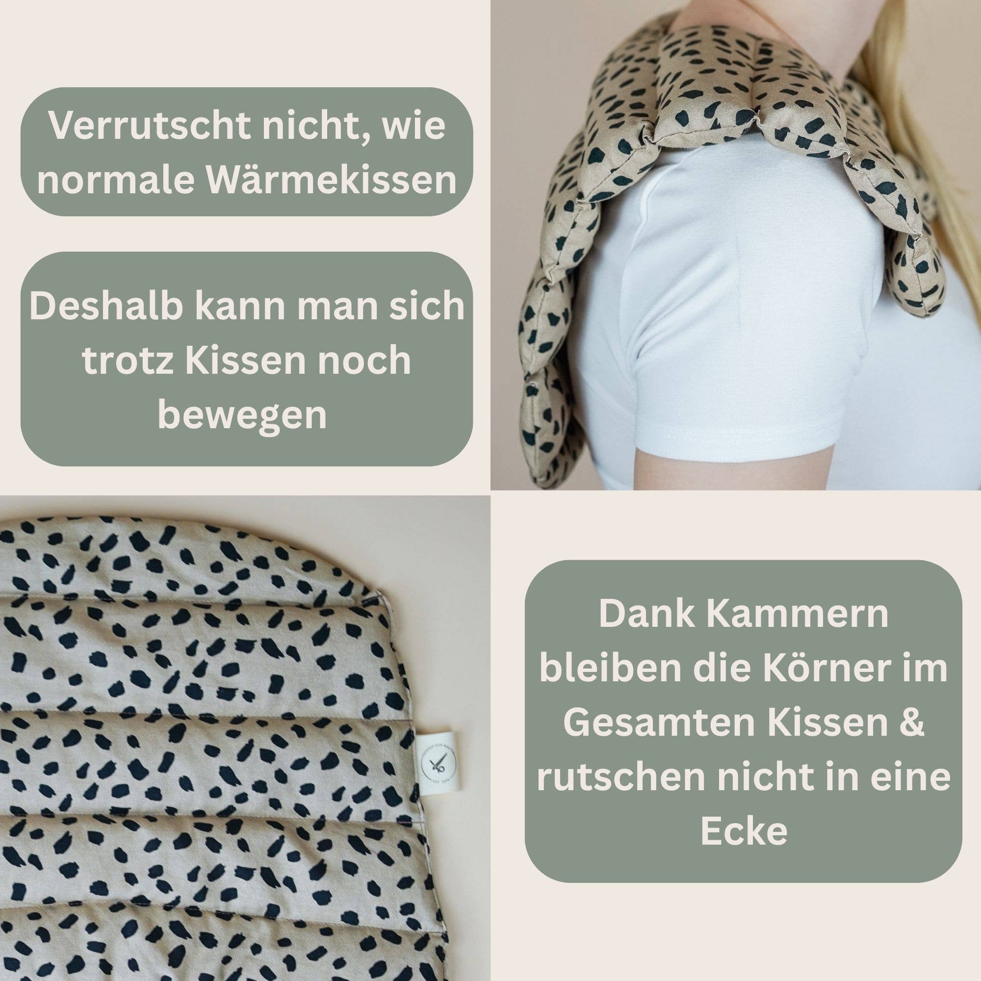 Tochter von Walter – wholesale Varm/kall kompress – Halsvärmare med ekologisk sädesspelt – Dots Coffee4