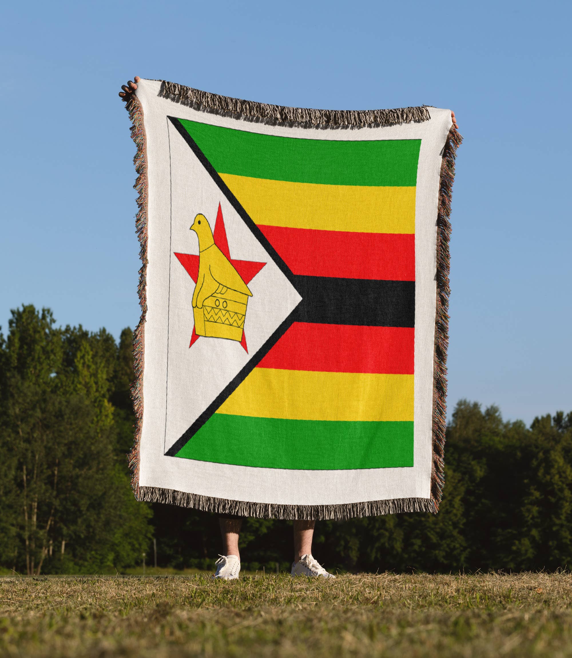 3dRose - Wholesale Throw Blanket - 3dRose, Zimbabwe Flag, Blanket1