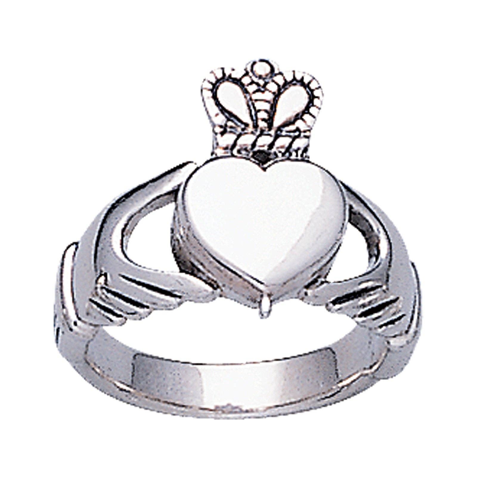 Silver Insanity - Wholesale Cocktail/Statement Ring - Celtic Claddagh Poison Ring Sterling Silver0