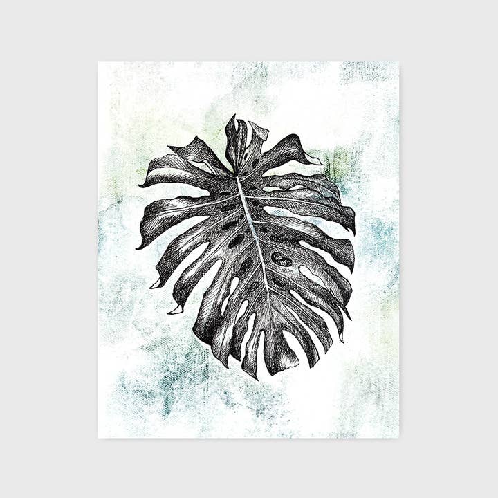 Jeanelle Demers - Wholesale Art Print - Monstera Art Print 8x10"