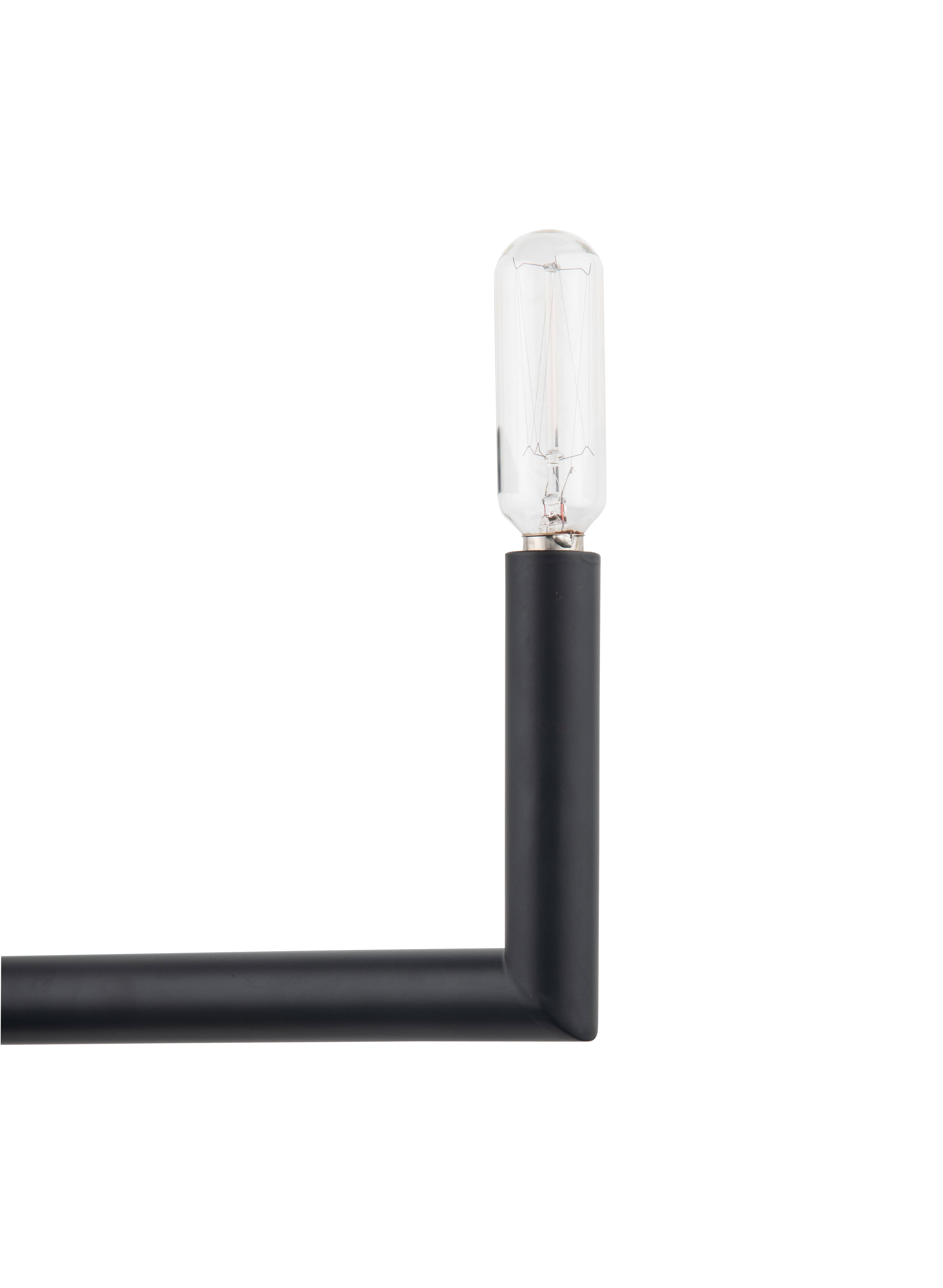 Brio Lighting - Wholesale Chandelier/Hanging Light - Sale - Optical 6-Light Adjustable Black Stacked Chandelier5