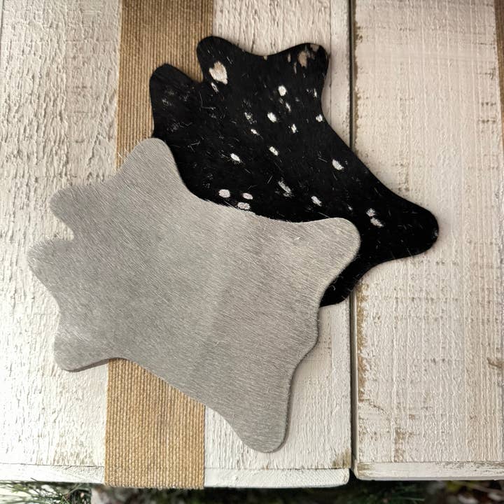 Circle P Leather - Wholesale Coasters - Mini Cowhide Coasters
