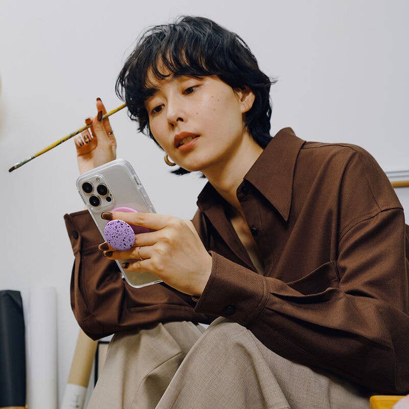 POPSOCKETS - Vente Poignée de téléphone - PopSockets MagSafe Lavender Speckle4