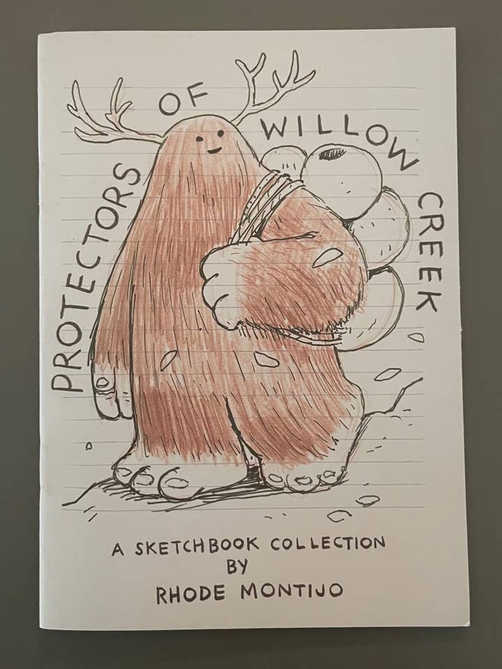.New Mini Sketch Book: THE PROTECTORS OF WILLOW CREEK for wholesale by The Fantasmical World of Rhode Montijo