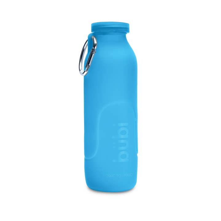 Bubi Water Bottle 35oz Blue , sustainable/collapsibe for wholesale by Bubi Brands