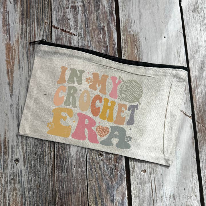 In My Crochet Era Notions Bag for wholesale by Southern Skeins