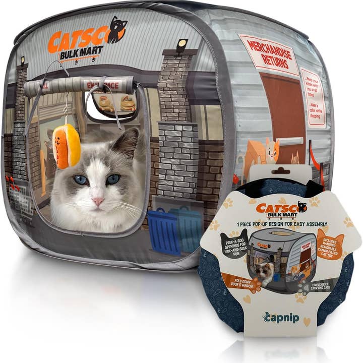 Capnip Catsco Bulkmart Collapsible Cat House Tent for wholesale by Capnip