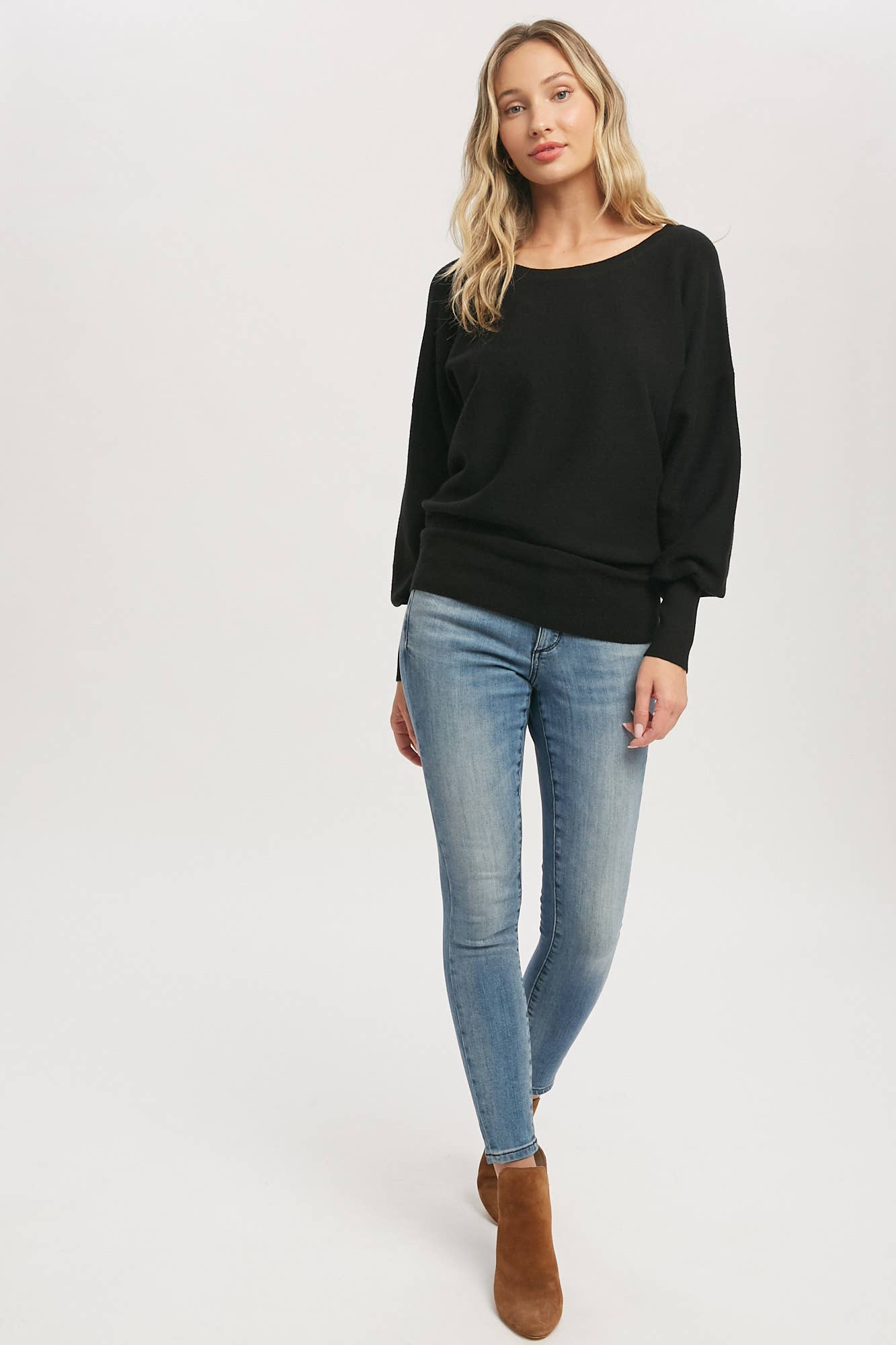 Bluivy - Wholesale Sweatshirt - Women's - BACKLESS BALLOON SLEEVES PULLOVER14