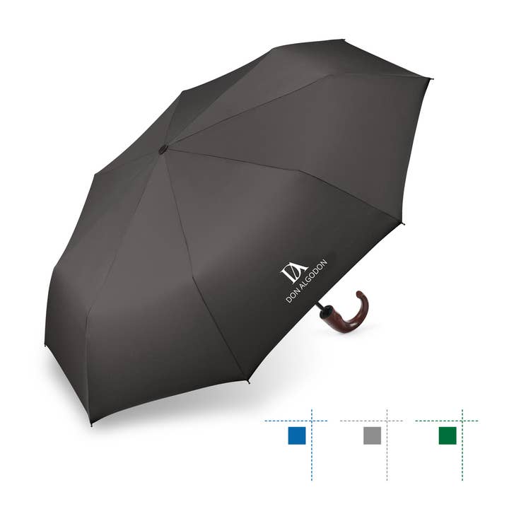 Don Algodón Black A/C Sammenklappelig Paraply. Ref-DA1027 for engroshandel hos Cuatrogotas