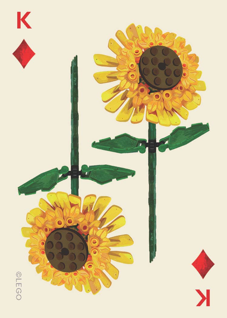 Chronicle Books - Wholesale Playing Cards - LEGO Botanical Playing Cards12