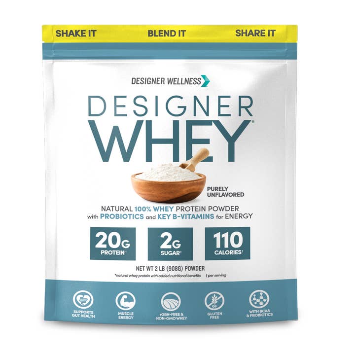 Unflavored Designer Whey 2 lb : 100% Whey Protein Powder- Designer Protein® for wholesale by Designer Wellness