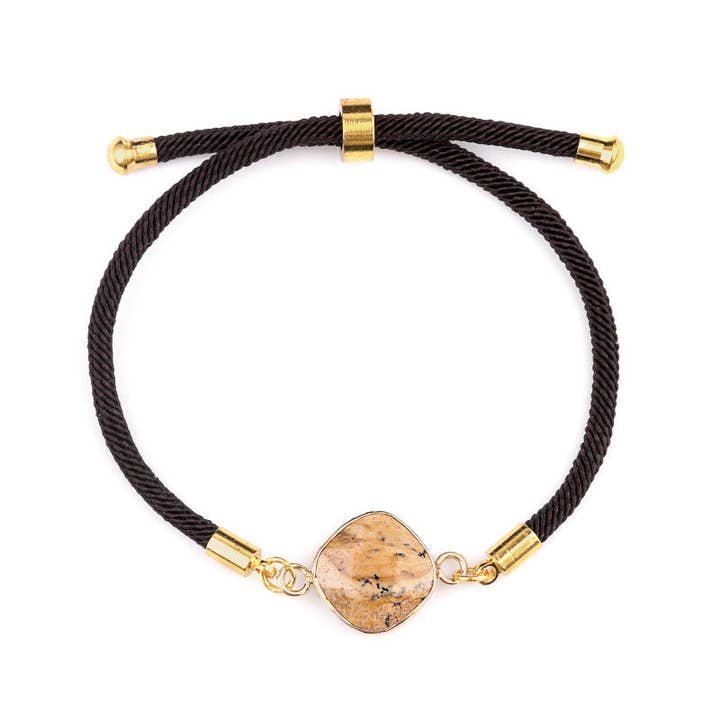 Artisans de Madagascar - Wholesale Charm/Dangle Bracelet - Faceted Square Medallion Bracelets3