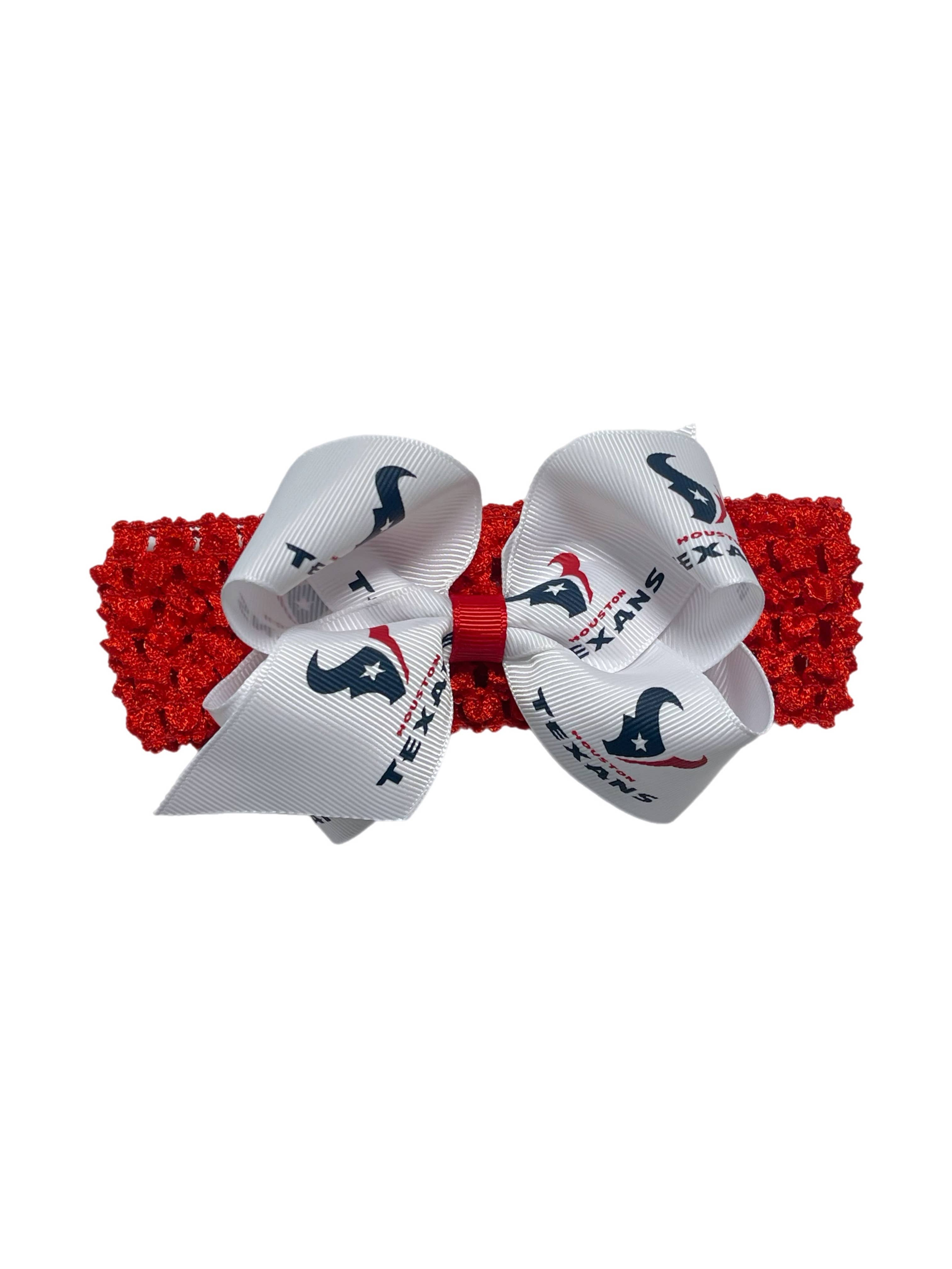 USA Licensed Bows and Accessories – wholesale Fashion headband – women's – Crochet Headband W/ Junior Bow #2646