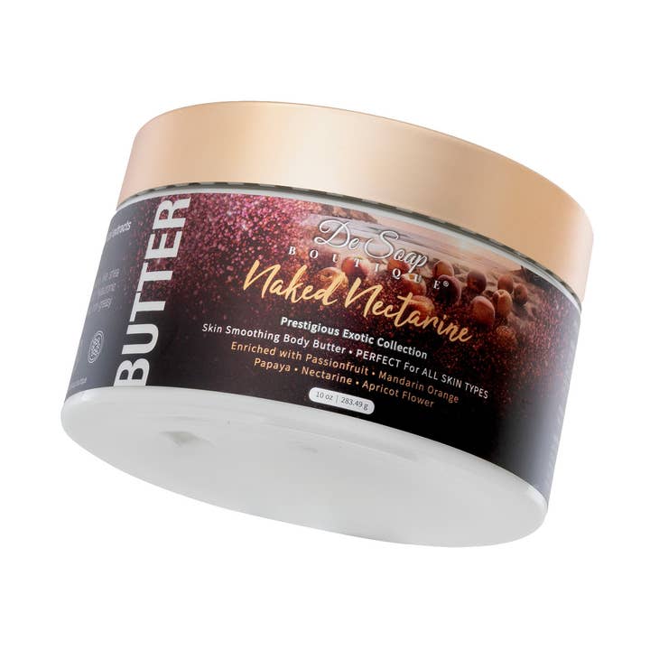 Lichaamsboter met naakte nectarine voor wholesale door De Soap Boutique TM