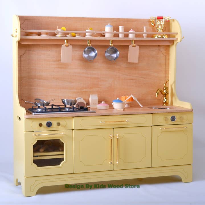Pinnacle of Quality : Custom-Designed Wooden Play Kitchens for wholesale by Kids Wood Store