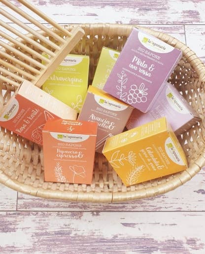 La Saponaria – Engroshandel Sæbestykke – Orange- og kanelæbe sæbe (100 g)2