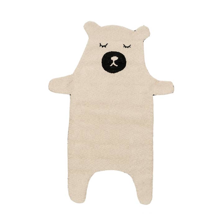 Sleepy Bear Knit Rug - 2x3 for wholesale by Indaba Trading